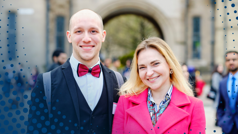 Smiling scholars